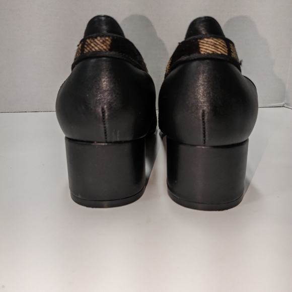Preston & York Tabitha cowhide plaid heels - Picture 5 of 7